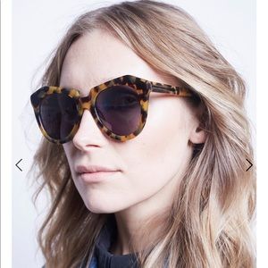 Karen Walker The Number One Tortoise and Gold Sunglasses